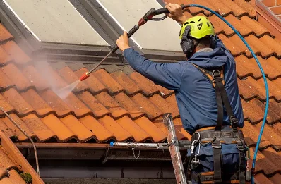 Démoussage et hydrofuge de toiture à Cadarsac